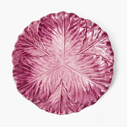 Aubergine Serena Cabbage Dinner & Starter Plates (Set of 8)