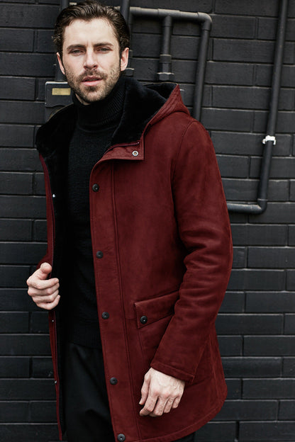 Casual Fleece Hooded Jacket For Men