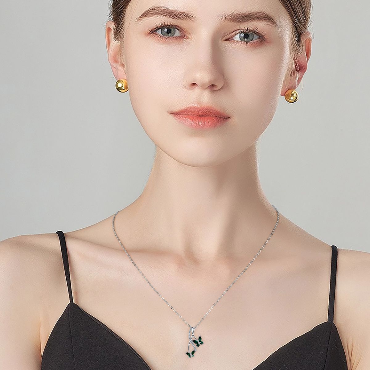 Butterfly Necklace Women's Fashion Simple Clavicle Chain Mother's Day Gift