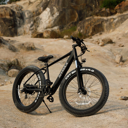 Fat Tire Electric Mountain Bike | 1000W, 48V 15Ah, 75-Mile Range, UL Certified