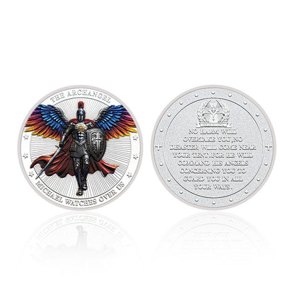Archangel Michael Challenge Medal Saint Watch American Metal Medal