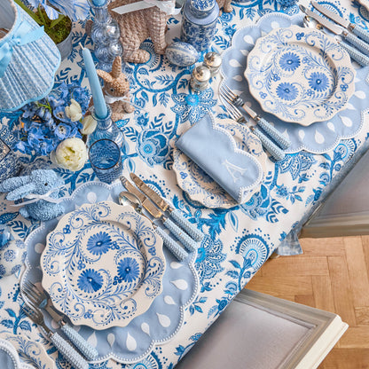 Blue Flowers Starter Plate
