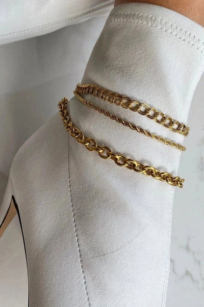 18k Tate Rope Chain ANKLET