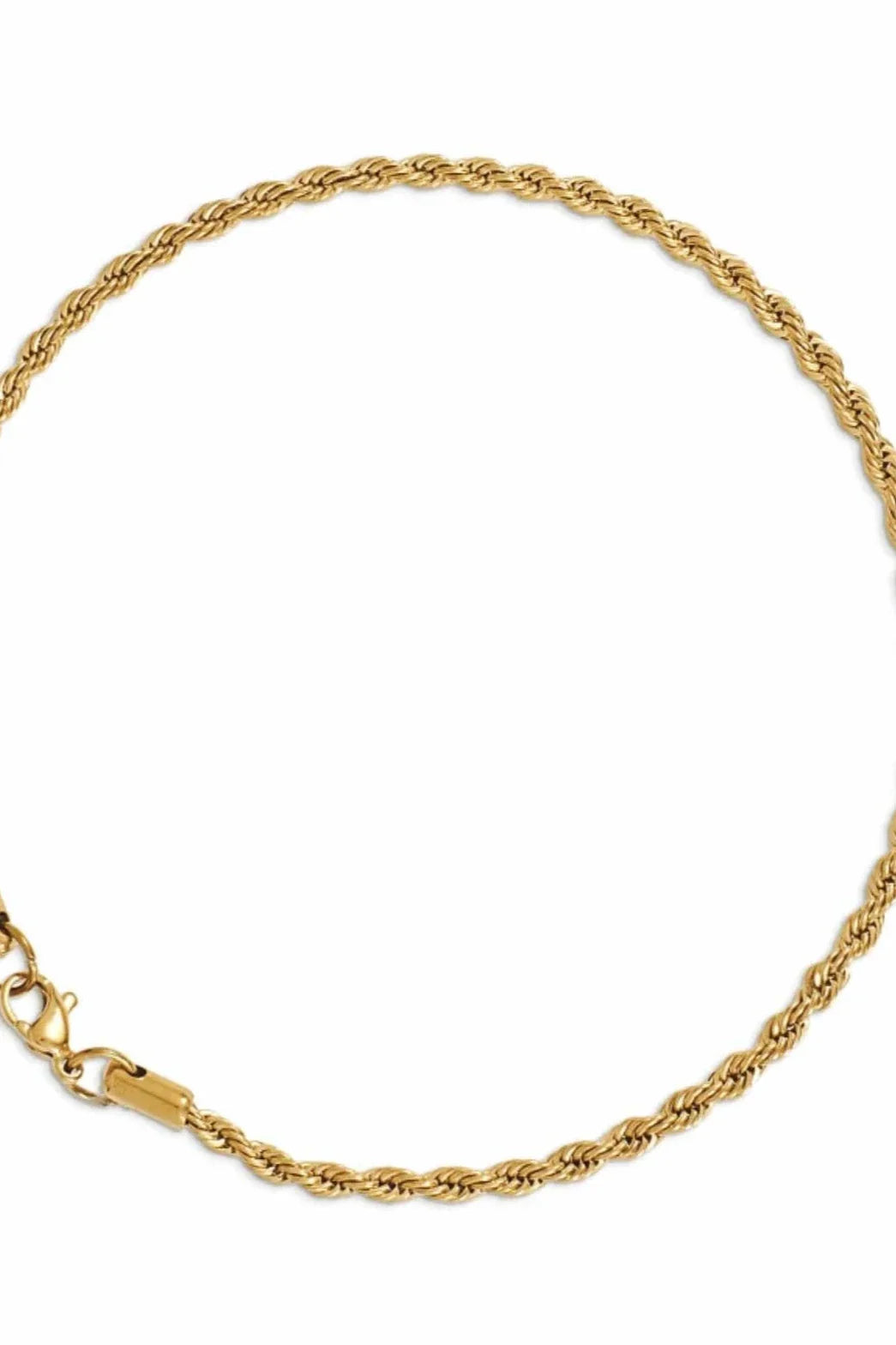18k Tate Rope Chain ANKLET