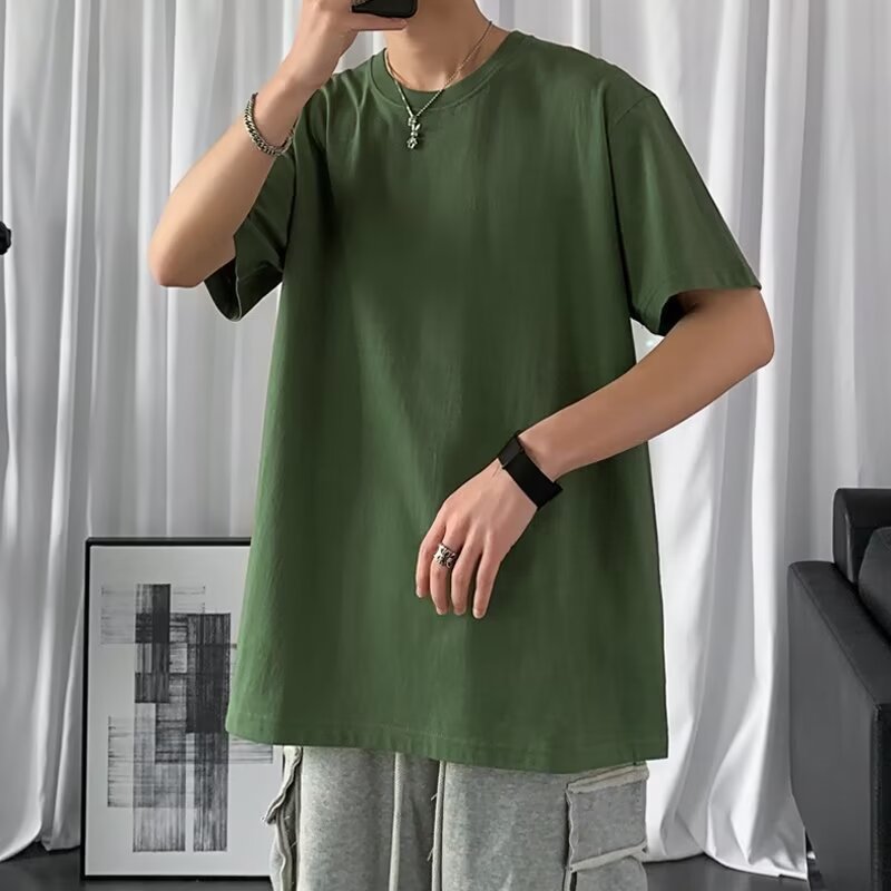 Men's Drop-Shoulder Relaxed Fit T-Shirt – 16 Colors