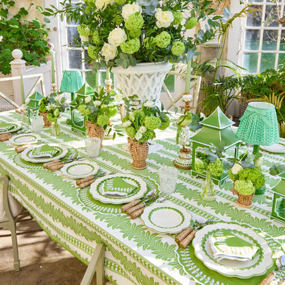 Green Laurel Starter Plates (Set of 4)