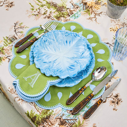 Green & Blue Bettina Napkins (Set of 4)