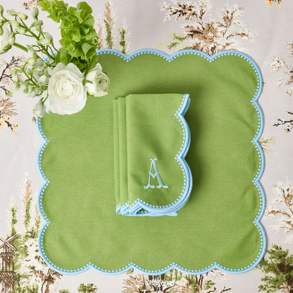 Green & Blue Bettina Napkins (Set of 4)