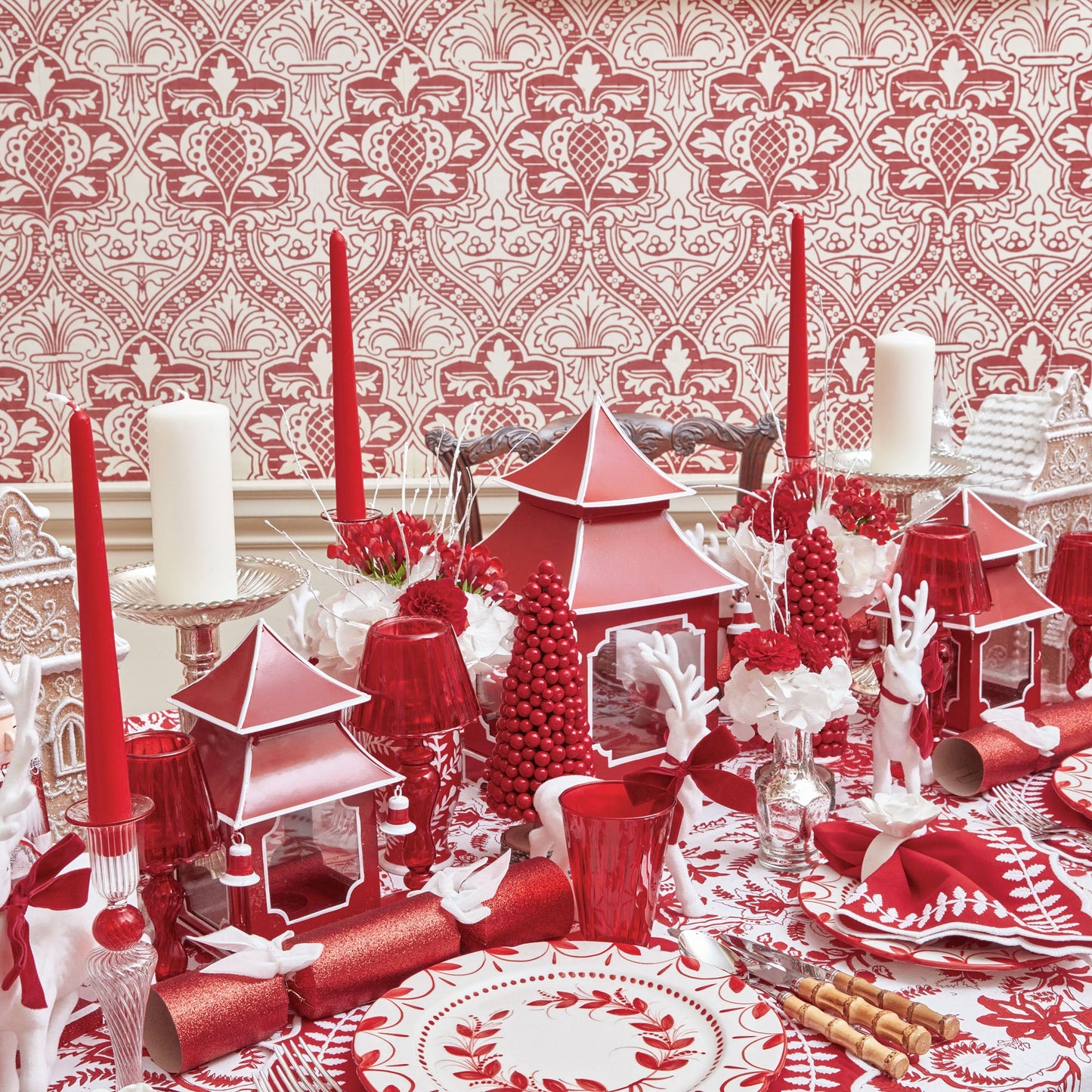 Red Candles (Set of 8)