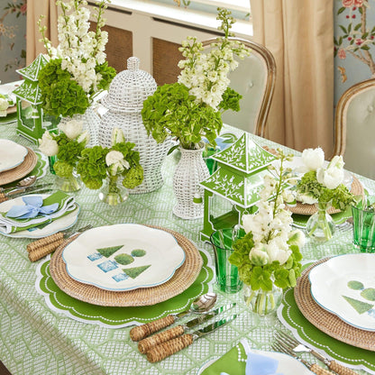 Green Positano Glasses (Set of 4)
