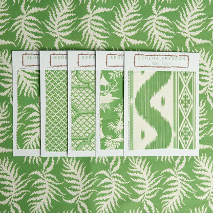 Green Trailing Ferns Fabric