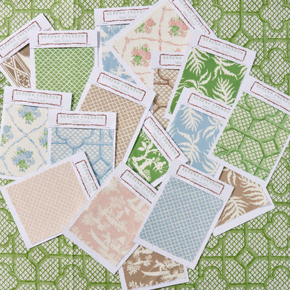 Green Trailing Ferns Fabric