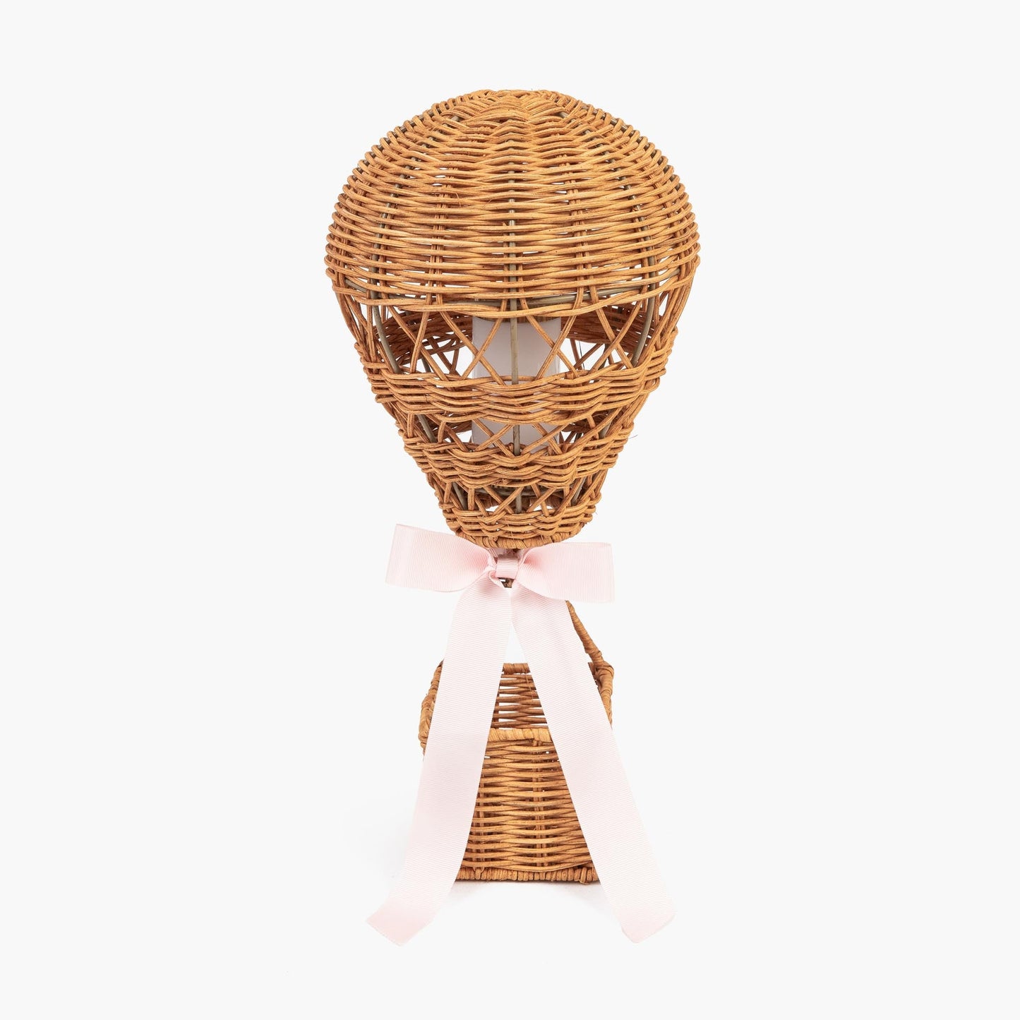 Hot Air Balloon Rechargeable Lamp with Pink Bow