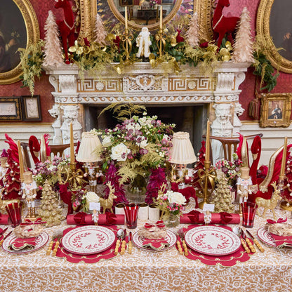 Burgundy Josephine Starter Plates (Set of 4)