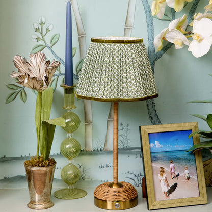 Olive Lotus Lampshade (22cm)
