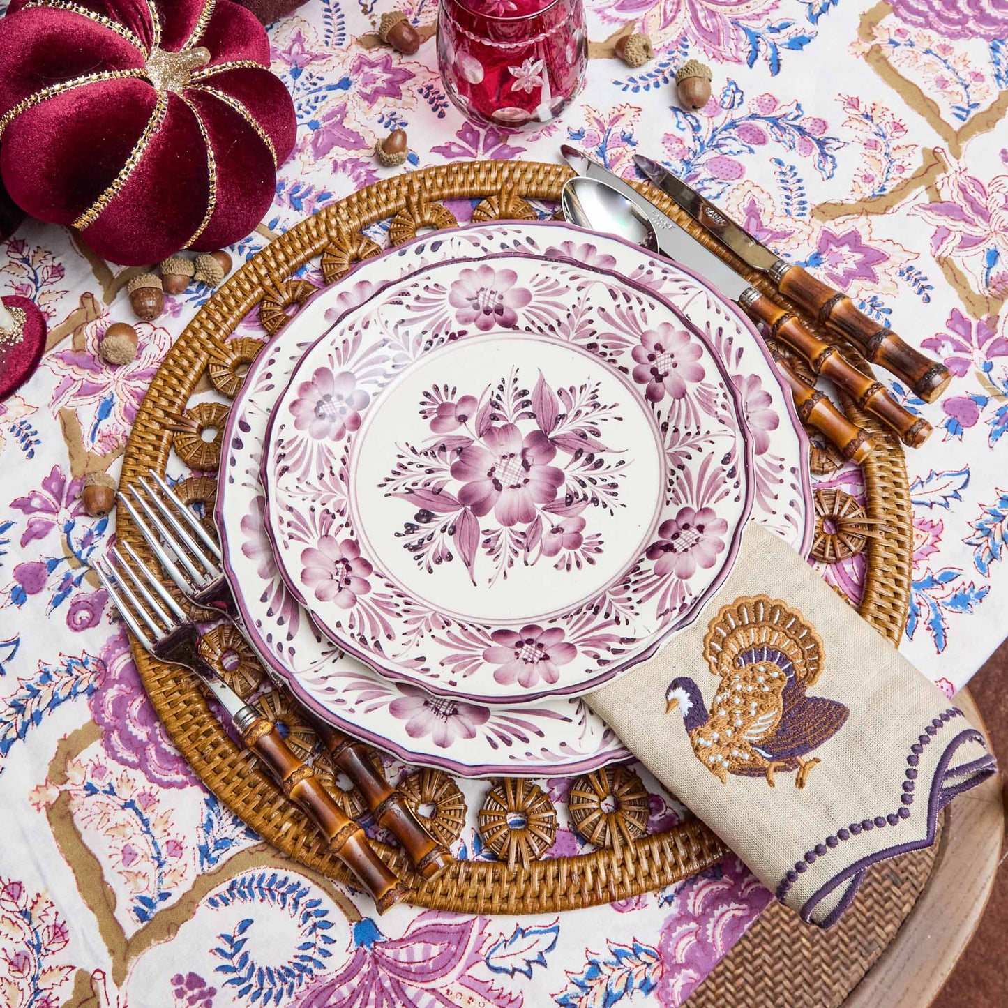 Purple Pandora Dinner Plate