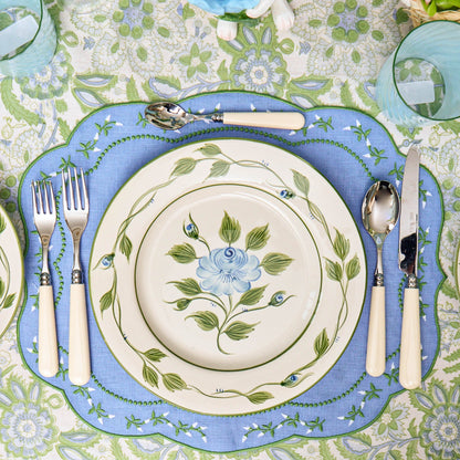 Blue Rose Bud Starter Plate