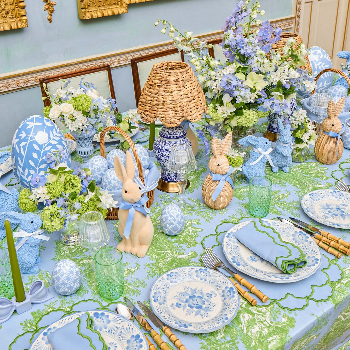 Blue Pandora Dinner Plates (Set of 4)