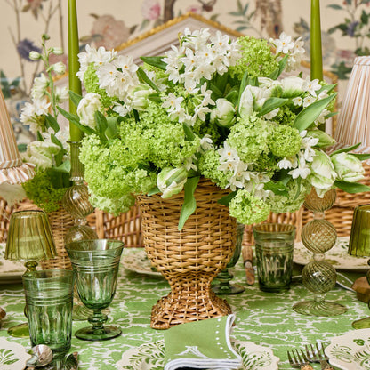 Green Sylvie Engraved Wine Glass (Set of 4)