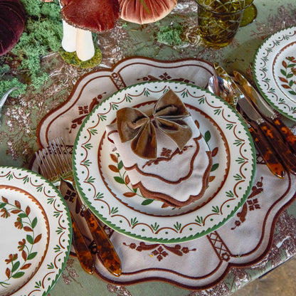 Chocolate Brown Napkin Bows (Set of 4)