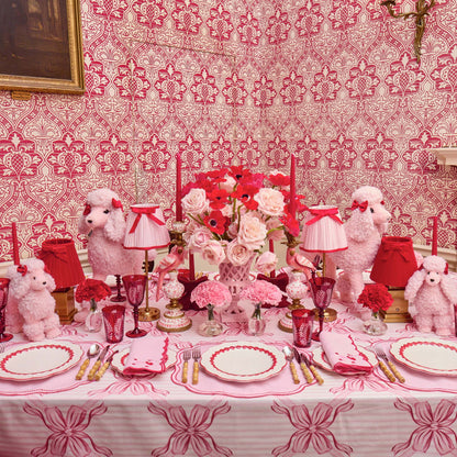 Pink Parrot Candle Holders (Pair)