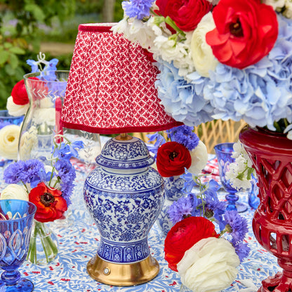 Red Lotus Lampshade (22cm)