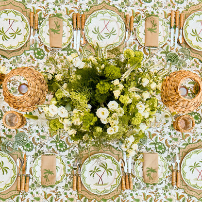 Jardin de Palmier Dinner & Starter Plates (Set of 8)