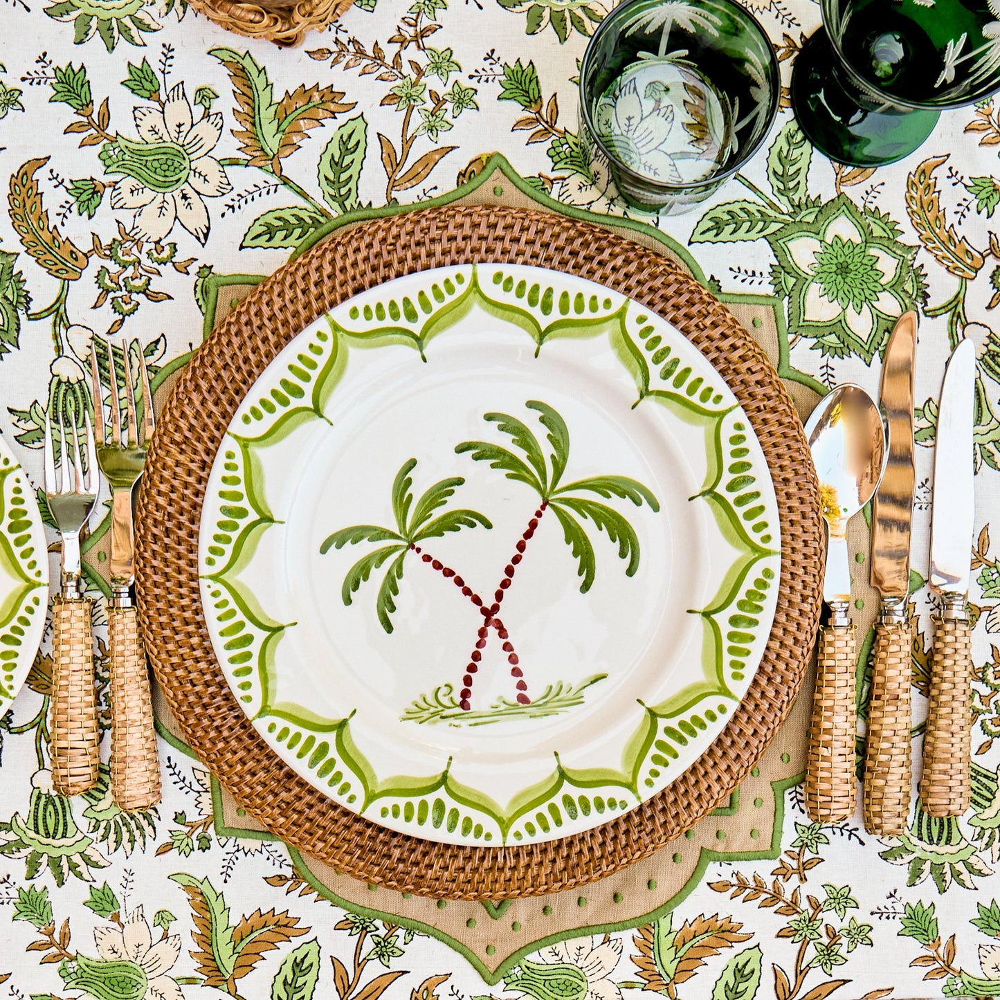 Jardin de Palmier Dinner Plate