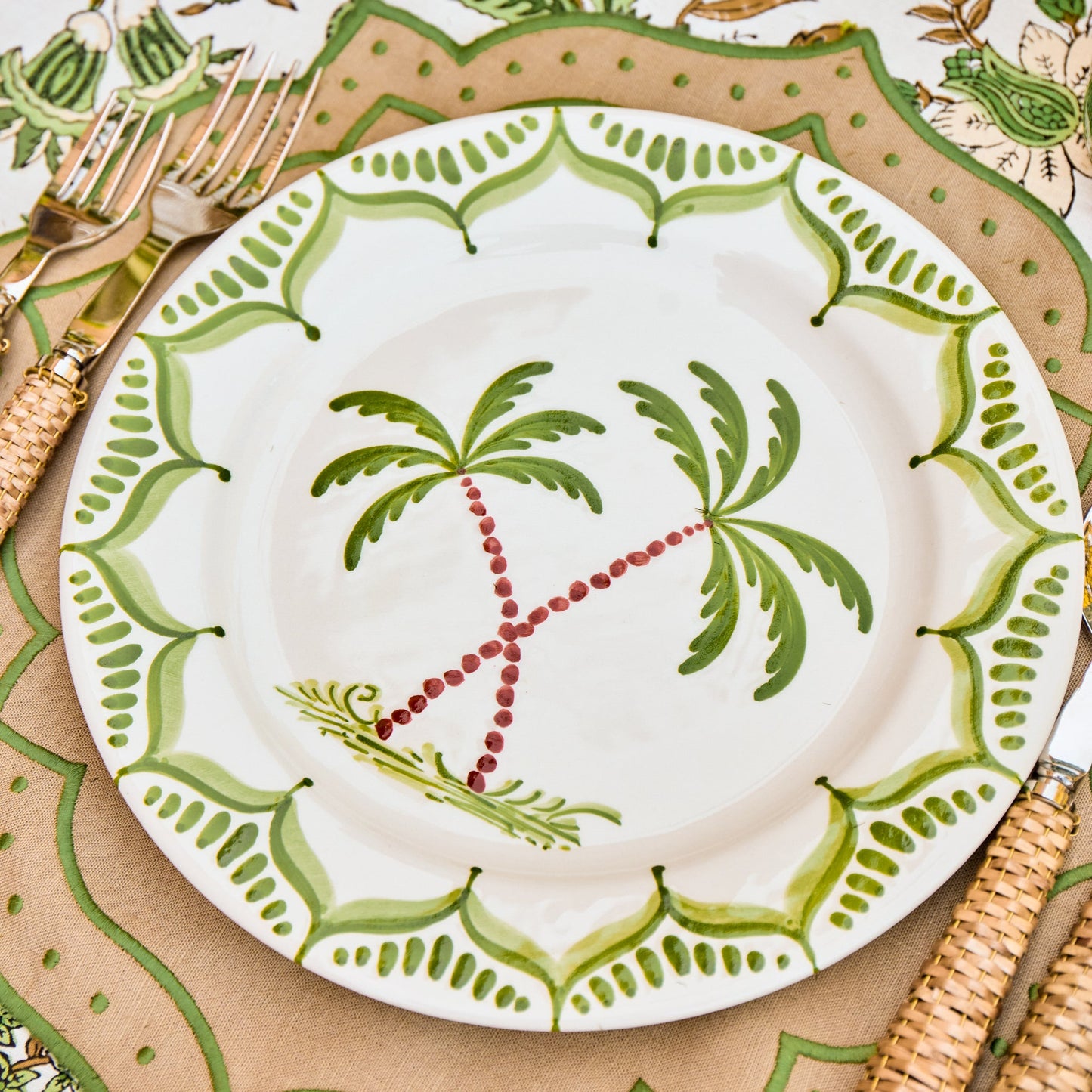 Jardin de Palmier Dinner Plate