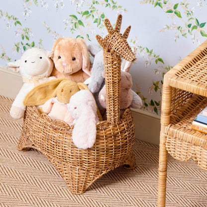 Rattan Giraffe Storage Basket