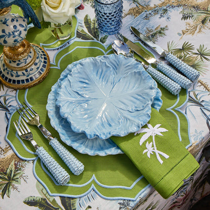 Blue Serena Cabbage Starter Plate