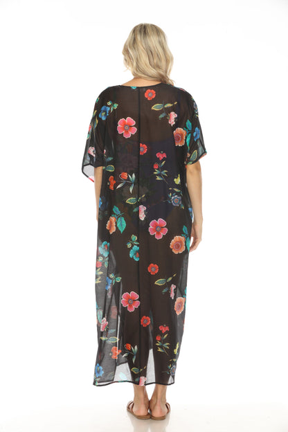 Johnny Was Evening Palace V-Neck Kaftan Dress CSW5223-N