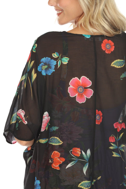 Johnny Was Evening Palace V-Neck Kaftan Dress CSW5223-N