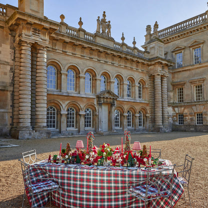 Red Bow Laurel Napkins (Set of 4)