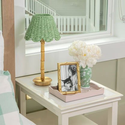 Gold Bamboo Photo Frames (Set of 2)