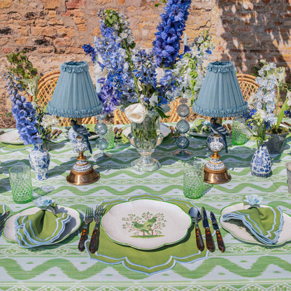 Green Fleur Napkins (Set of 4)