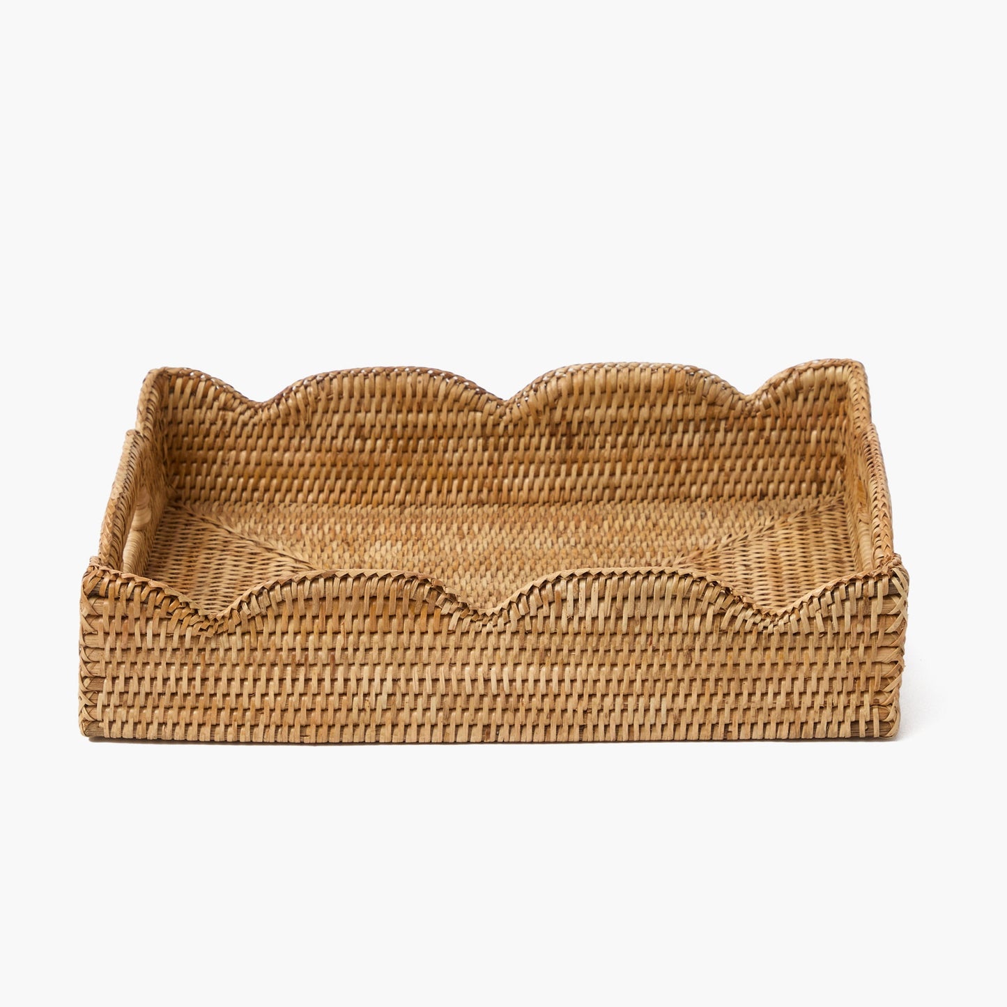Natural Medium Rattan Tray