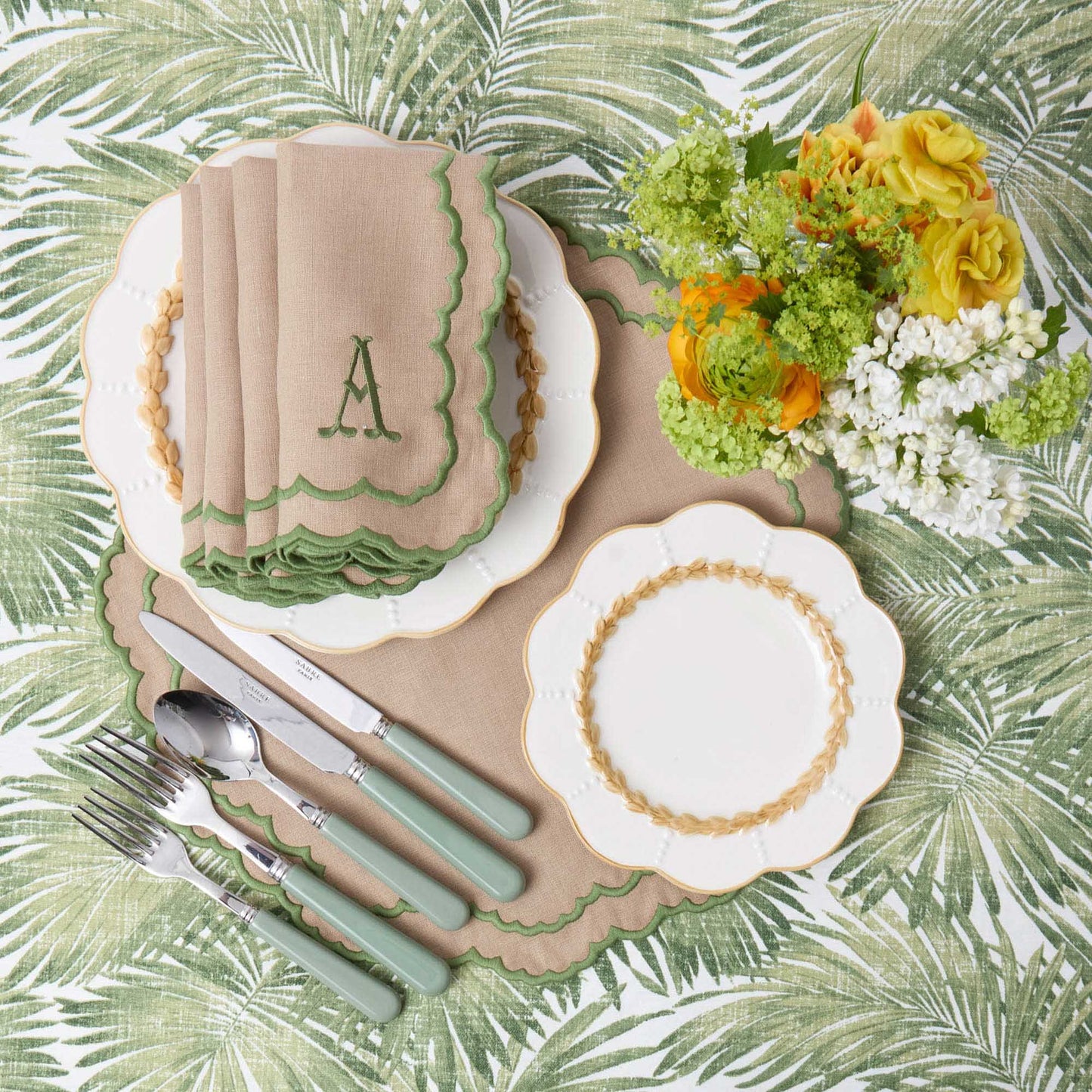 Sage Green Cutlery (5 Piece)