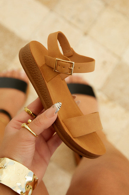 Mini Haley Sandals - Tan