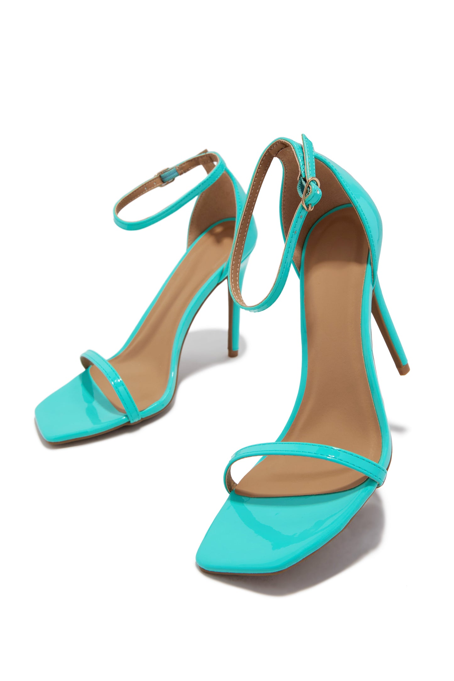 Celebrate Life Single Sole Heels - Aqua