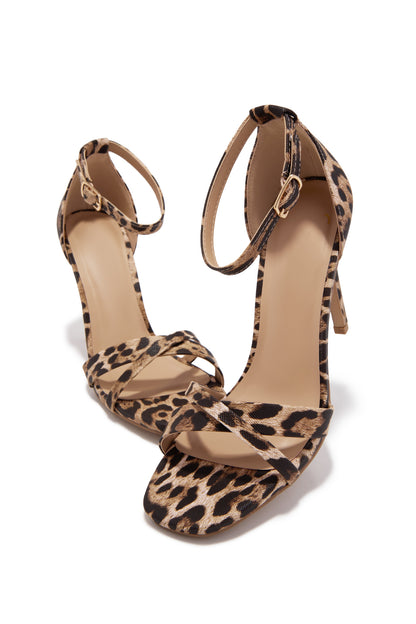 Khloe Single Sole Heels - Leopard