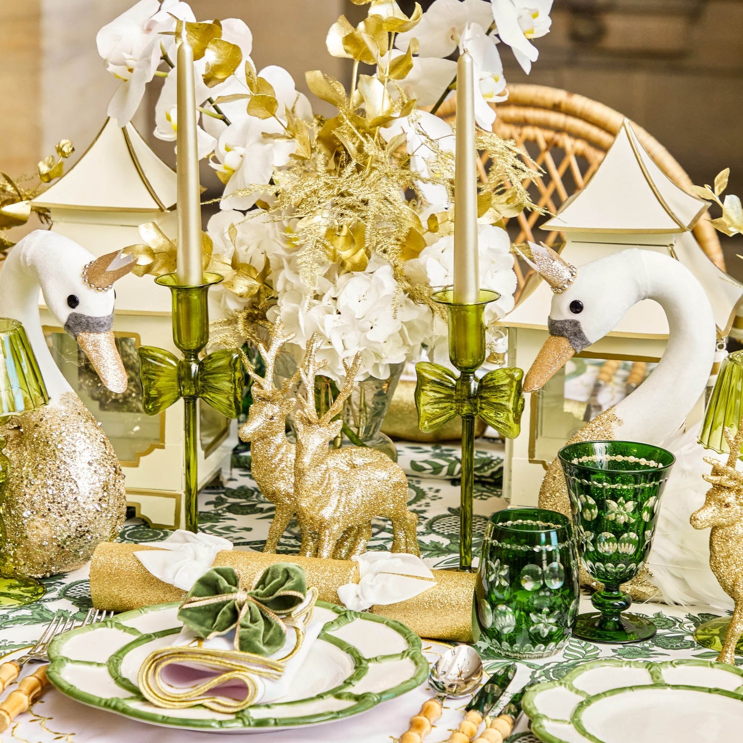 Champagne Gold Candles (Set of 8)