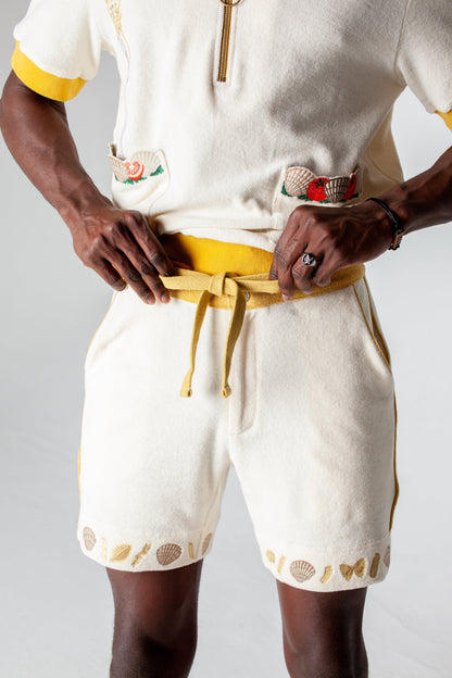 ‘Vongole!’ Cabana Shorts (Terrycloth)