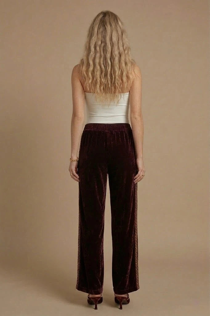 Johnny Was JWLA Wide Leg Velvet Pants J64325-8 *