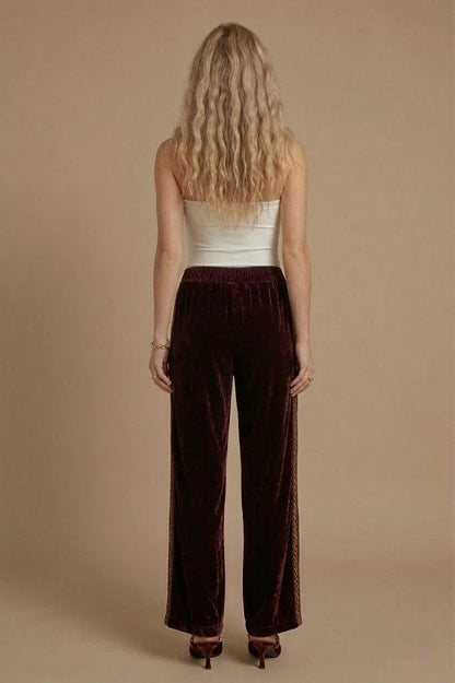 Johnny Was JWLA Wide Leg Velvet Pants J64325-8 *