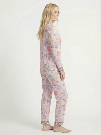 Johnny Was Sekai The Carly Long Sleeve Pajama Set MS8225-S