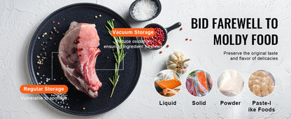 SucceBuy DZ-260A Chamber Vacuum Sealer with 15.7" Sealing Length Kitchen Vacuum Packing Machine for Home Foods Meats Marinades