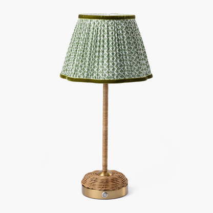 Olive Lotus Lampshade (22cm)