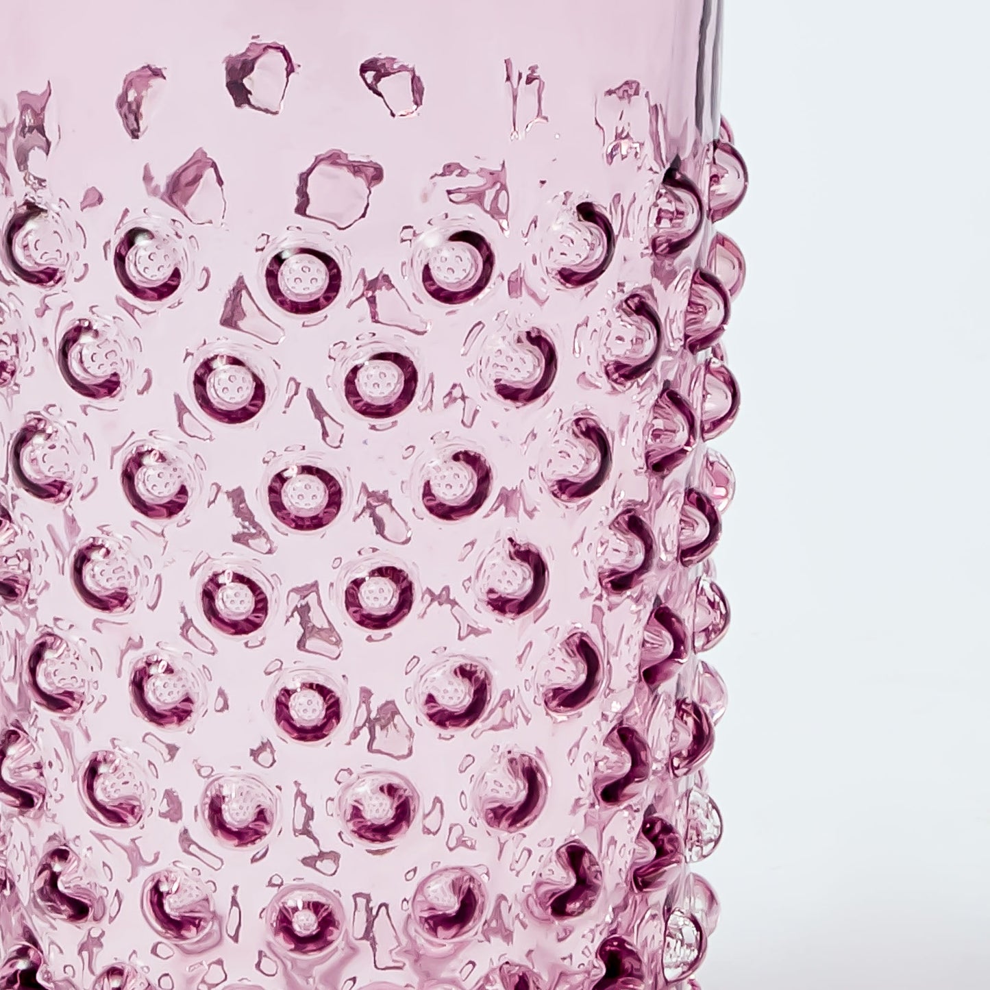 Purple Hobnail Glasses (Set of 6)