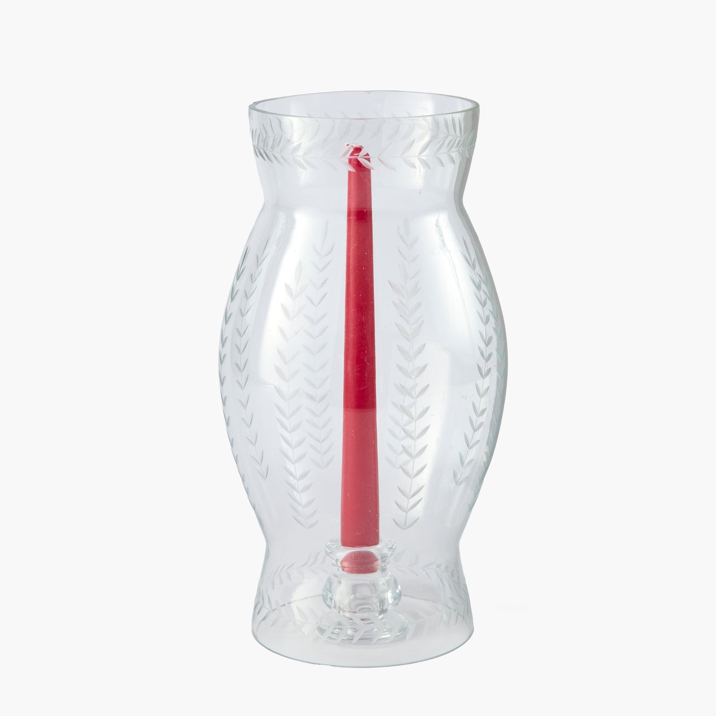 Engraved Glass Lantern